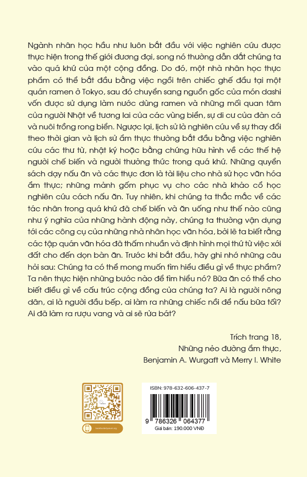 Những nẻo đường ẩm thực - Benjamin Aides Wurgaft & Merry White - Ảnh 3