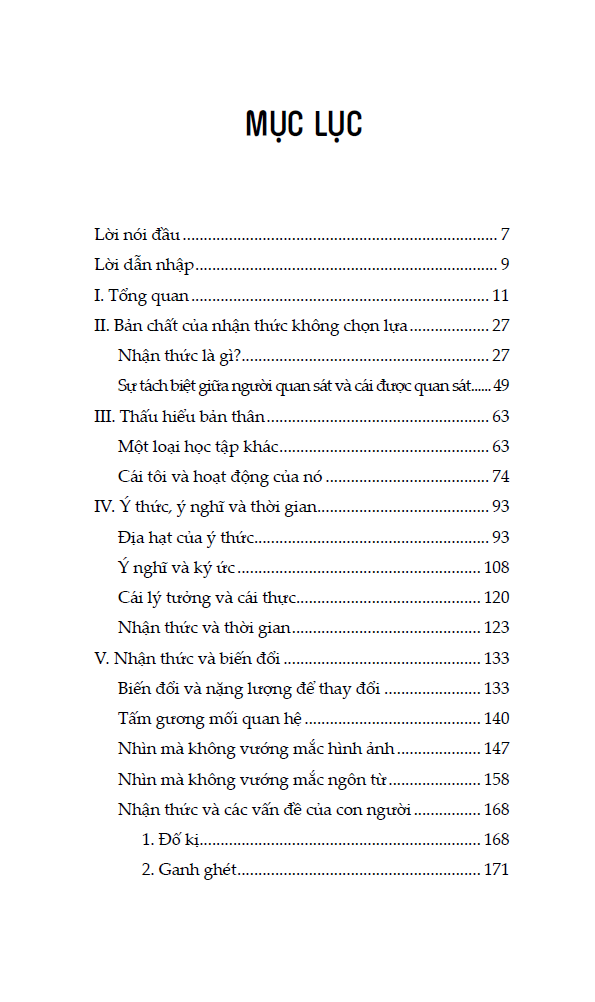 Nhận thức không chọn lựa - Krishnamurti - Ảnh 4