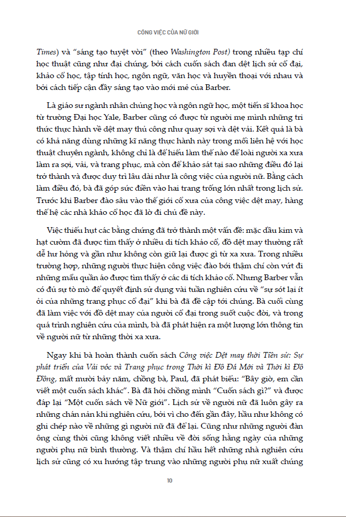 Công việc của nữ giới - Elizabeth Wayland Barber - Ảnh 10